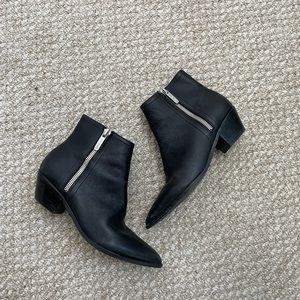 Nine West black bootie boots nelissa size 8